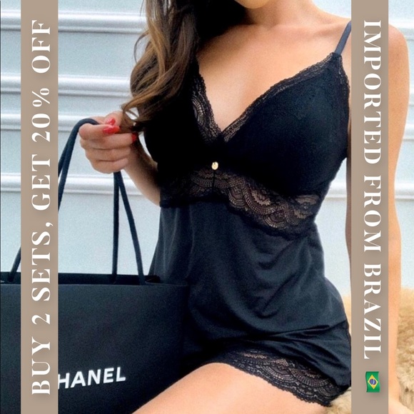 Slip Top & short - 2 piece set - Picture 2 of 8